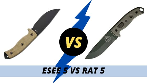 ESEE 5 VS RAT 5
