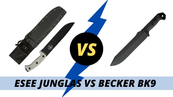 ESEE JUNGLAS VS BECKER BK9 - Bk9 vs Junglas